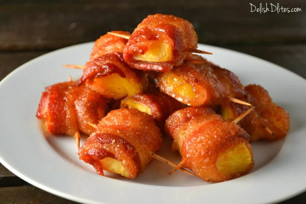 Bacon Wrapped Pineapple