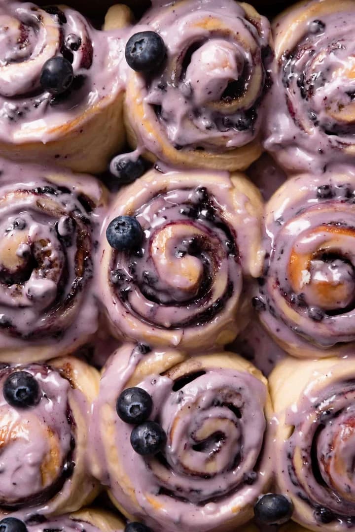 Blueberry Lemon Cinnamon Rolls