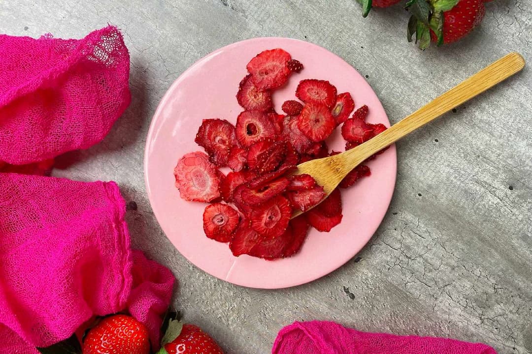 Air Fried Honey Strawberries