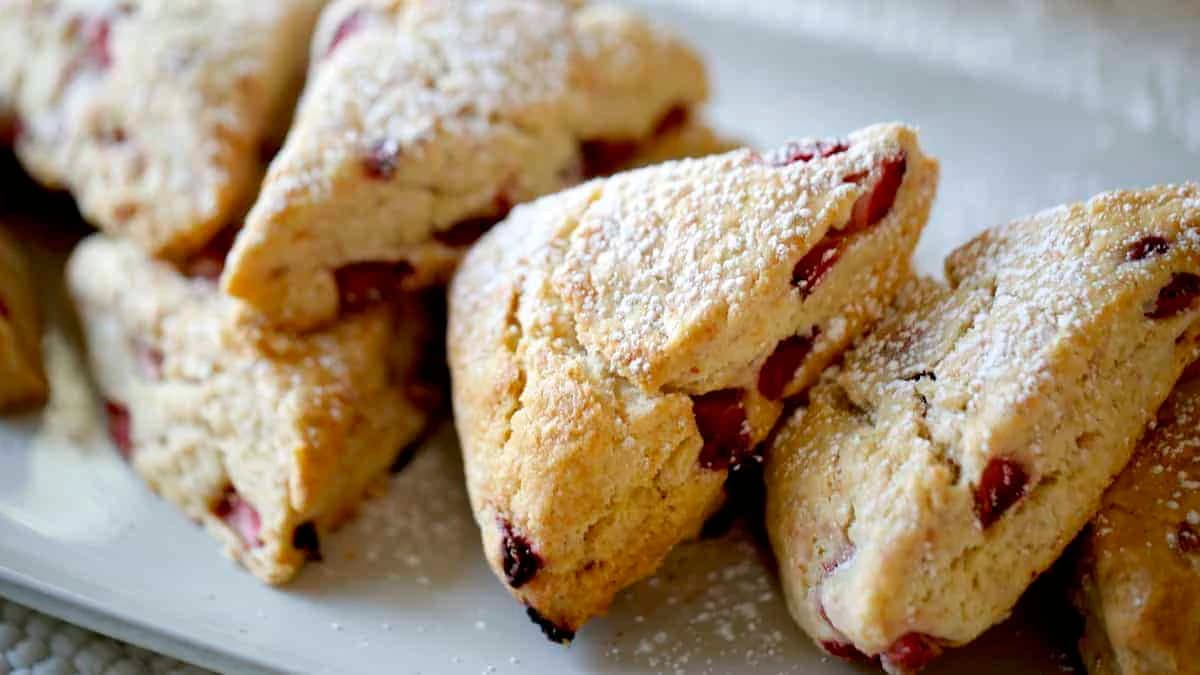 Strawberry Thyme Scones