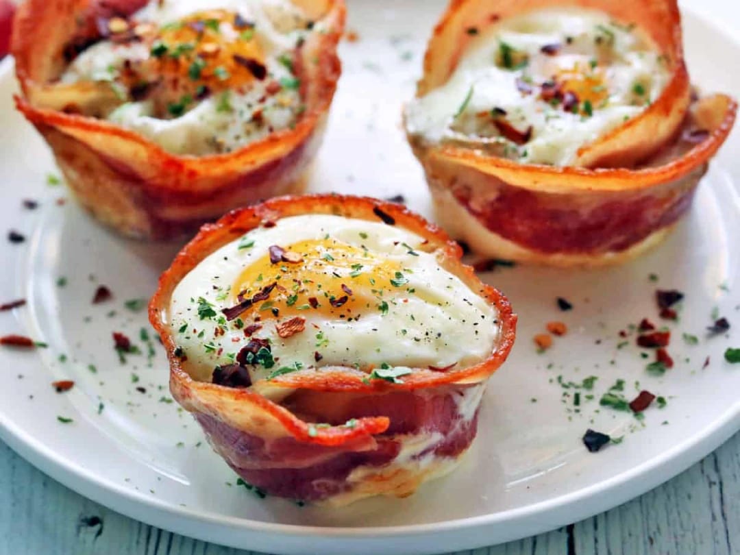 Bacon Egg Cups - Air Fryer Recipe