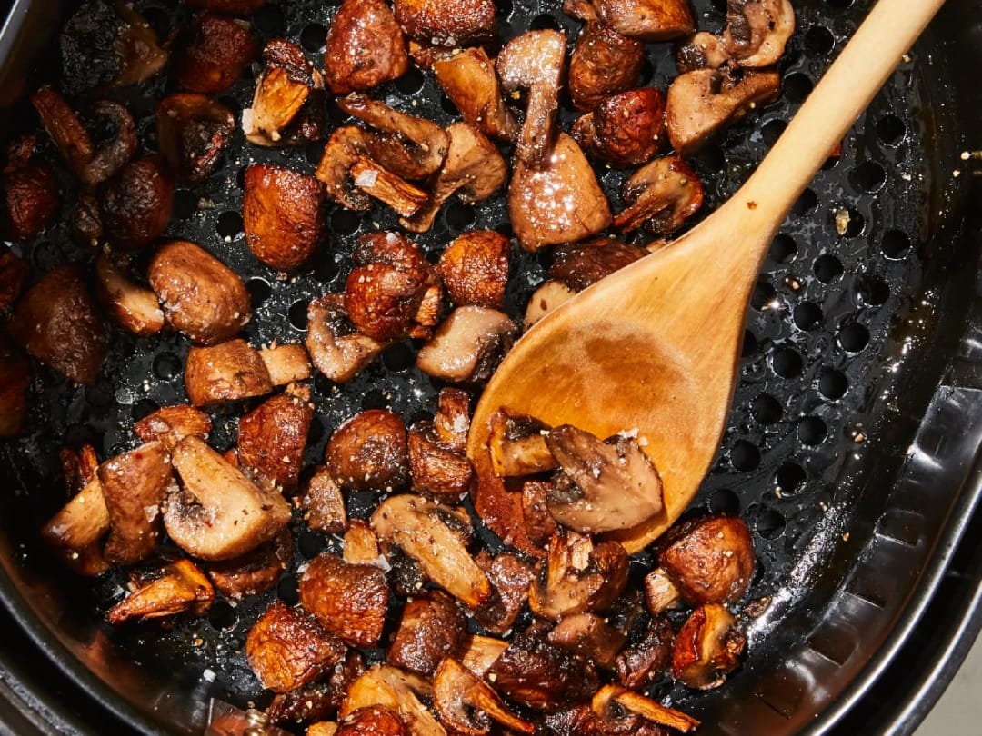 Garlic Mushrooms - Air Fryer Recipe