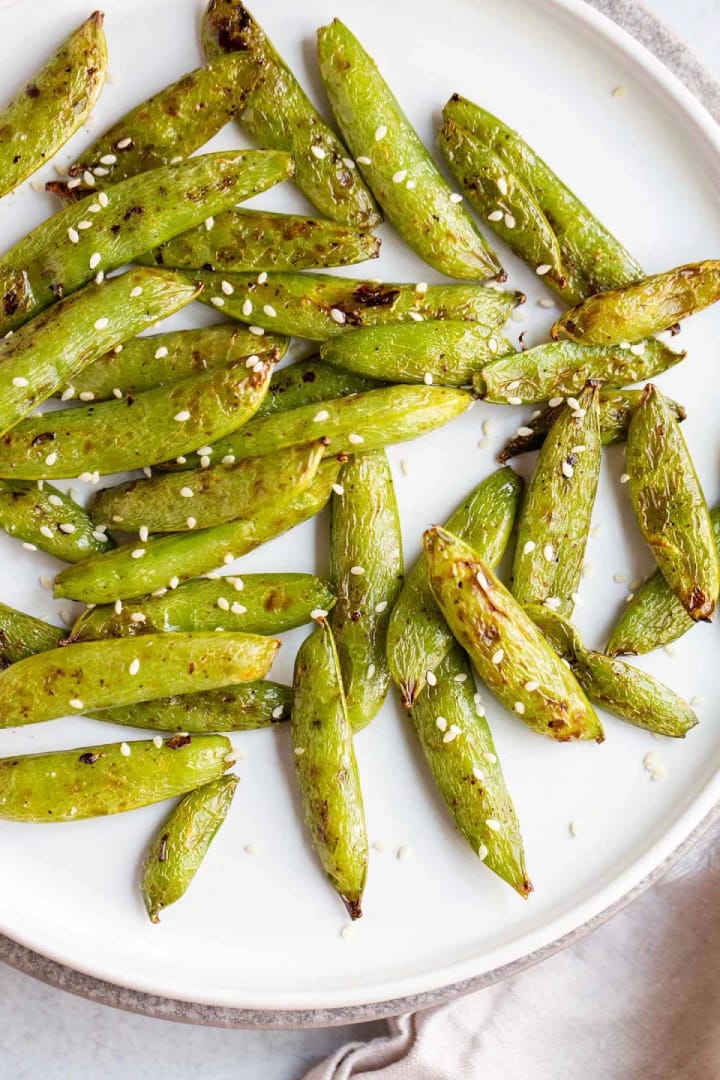 Blistered Snap Peas - Air Fryer Recipe